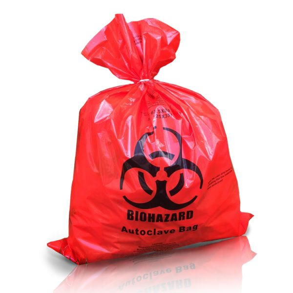 Medical Waste Bags 100mic red bag